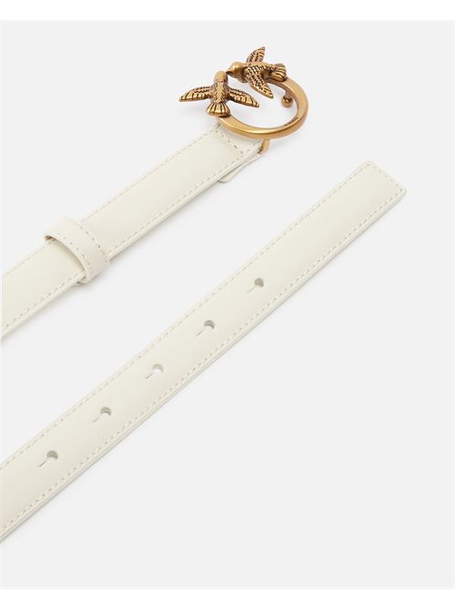 Cintura sottile Love Birds in pelle 2cm PINKO | 100143A0F1/Z14Q